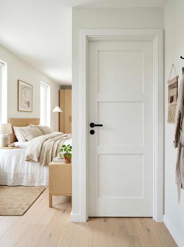 White Shaker Bedroom Door - 30 bedroom door ideas