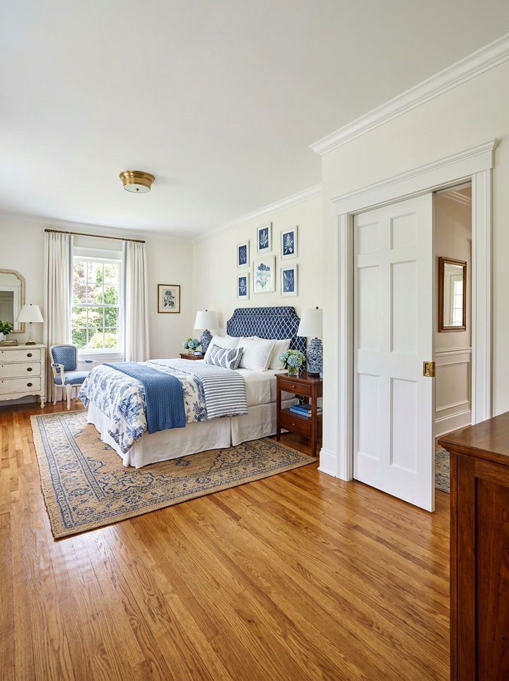 White Shaker Pocket Door Bedroom - 30 bedroom pocket doors