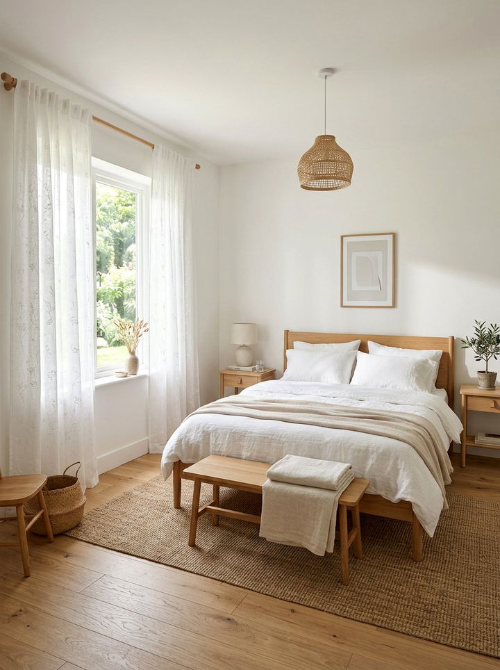 White Sheer Curtains - 30 bedroom drapes