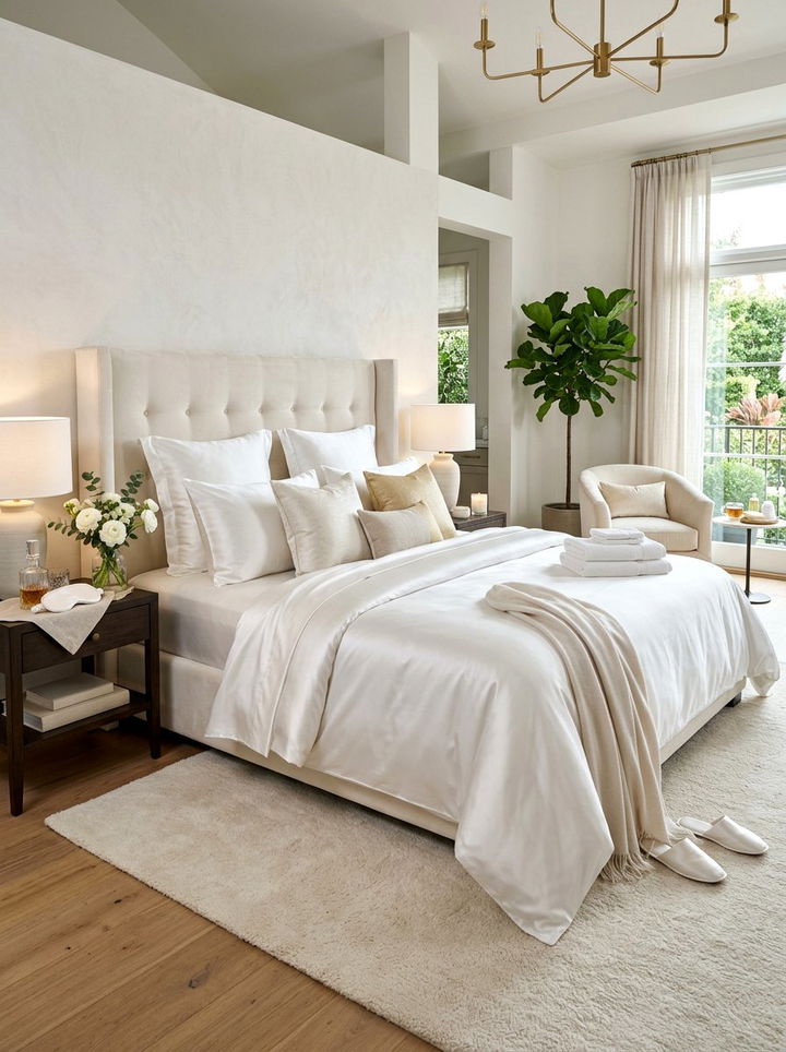 30 Crisp Bedroom White Bedding Ideas for a Fresh Look