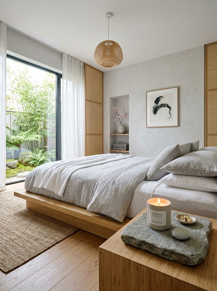 White Tea Candle - 30 bedroom scented candles