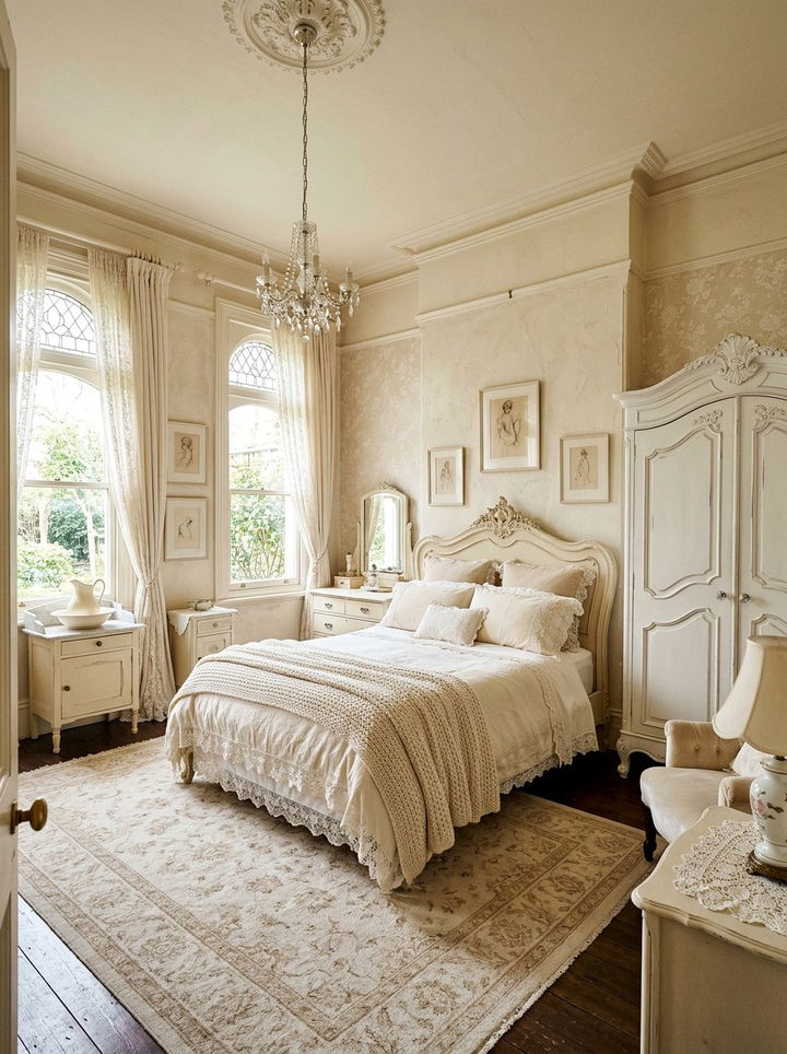 White Victorian bedroom - 30 Victorian bedroom ideas