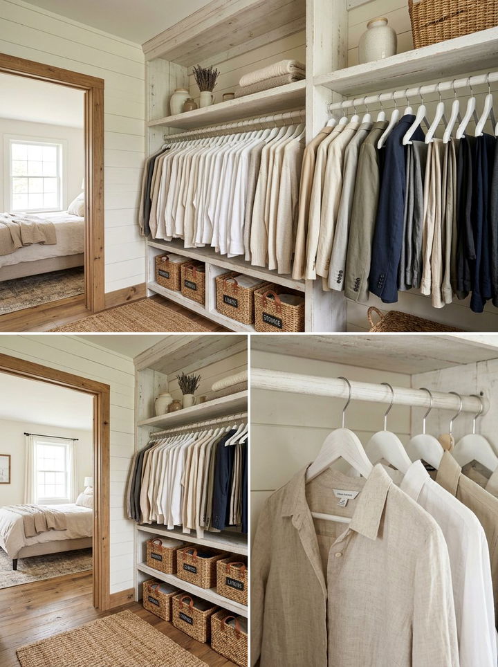 White Wooden Hanger - 30 bedroom clothes hangers