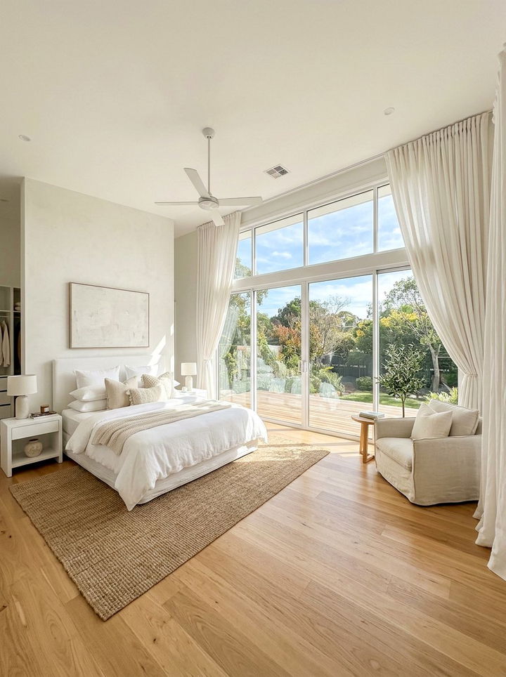 30 Milky White Bedroom Ideas for a Serene and Soft Glow