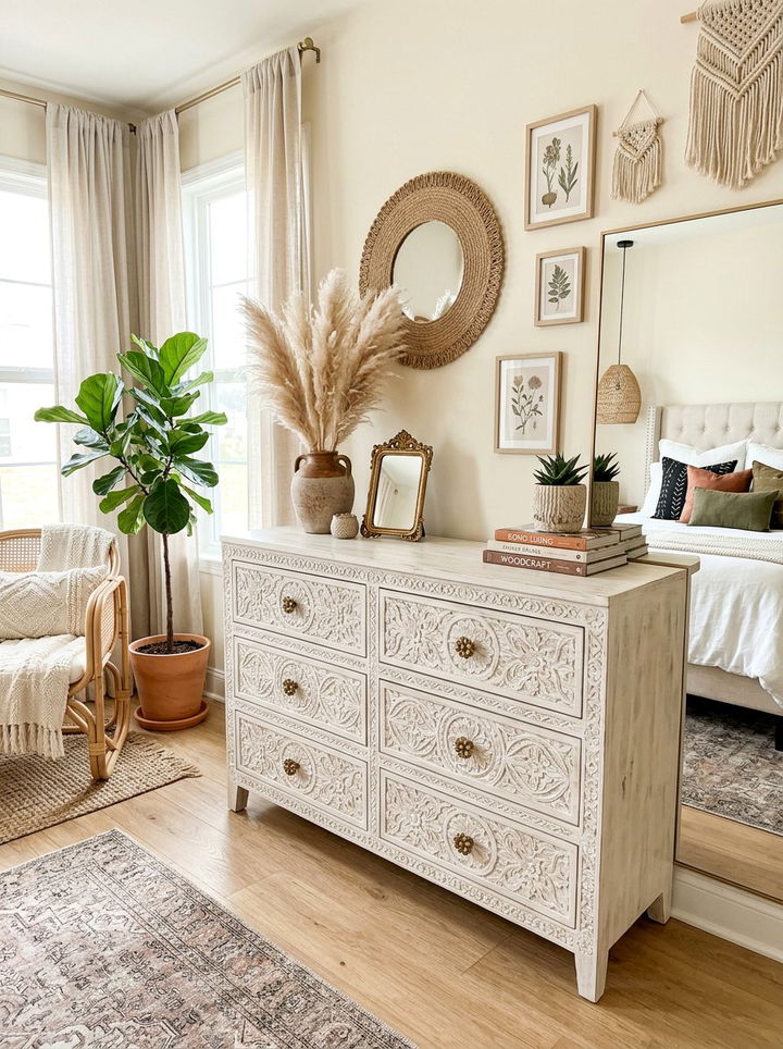 White boho dresser - 30 bedroom white dressers