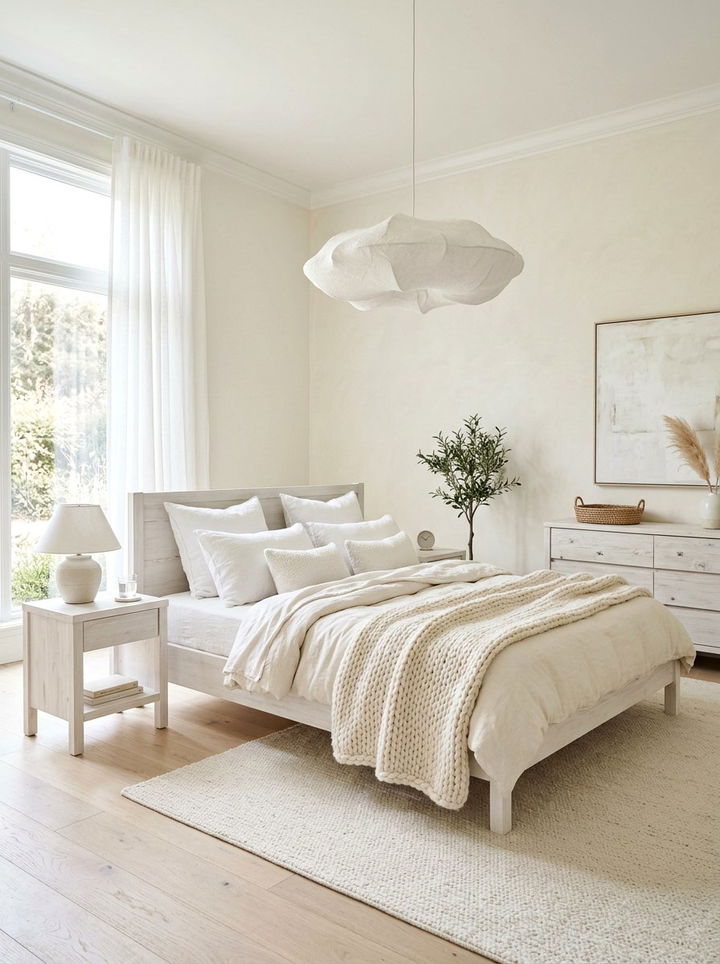 White cloud bedroom - 30 sky inspired bedroom color ideas