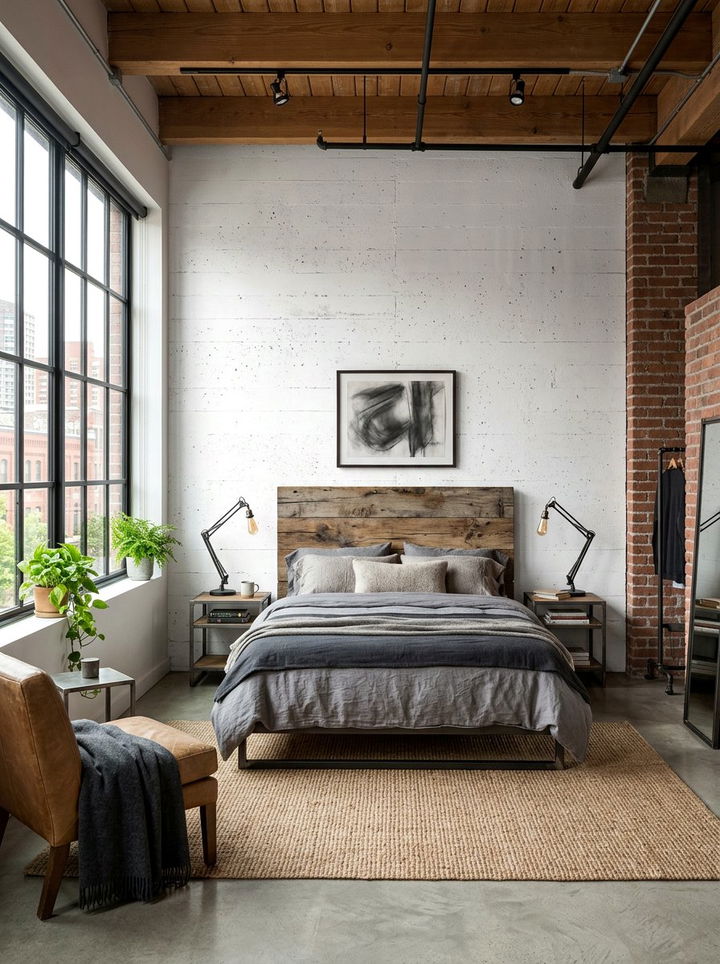 White concrete wallpaper - 30 bedroom neutral wallpapers