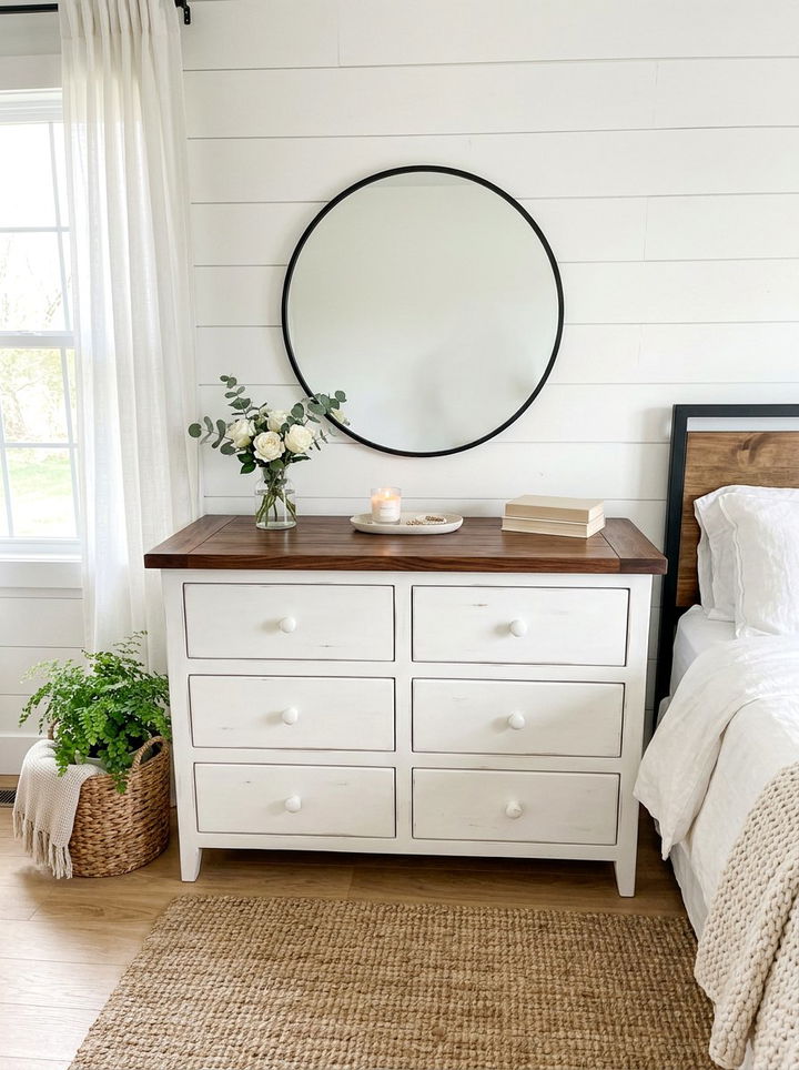 White dresser wood top - 30 bedroom white dressers