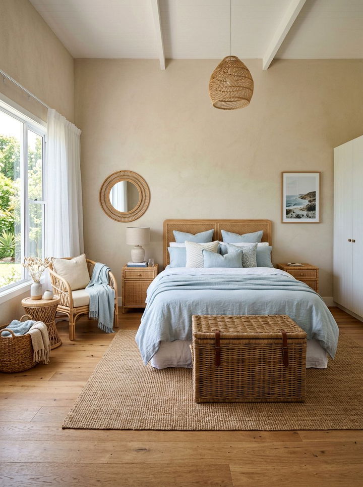 Wicker Furniture - 30 Caribbean bedroom ideas