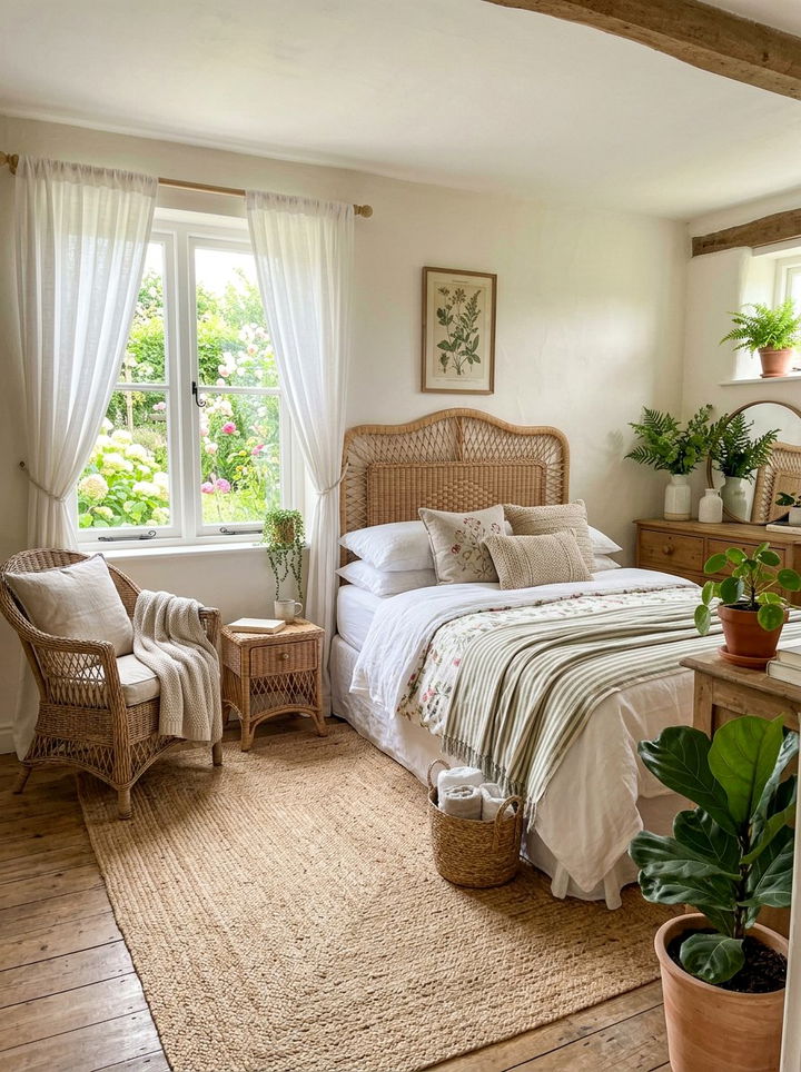 Wicker Furniture Cottage Bedroom - 30 cottage bedroom ideas