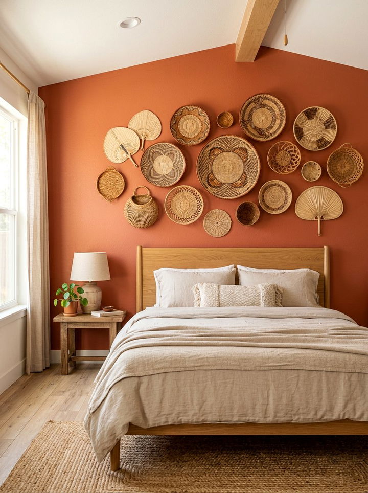 Wicker Wall Decor - 30 wicker bedroom ideas