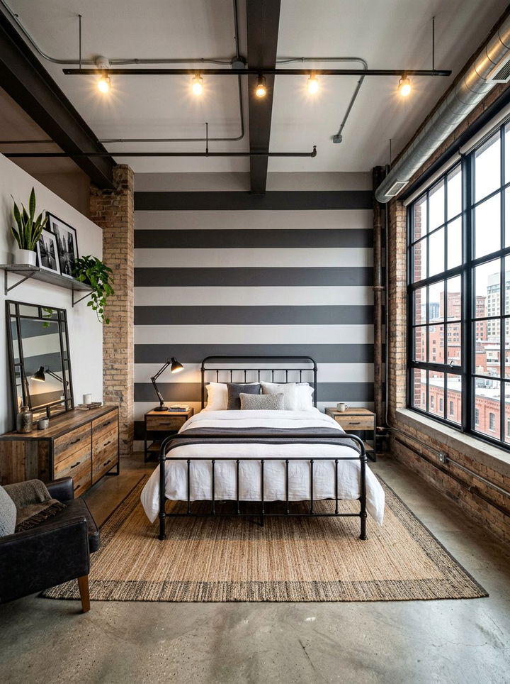 30 Best Bedroom Striped Wallpapers for a Stylish Modern Look