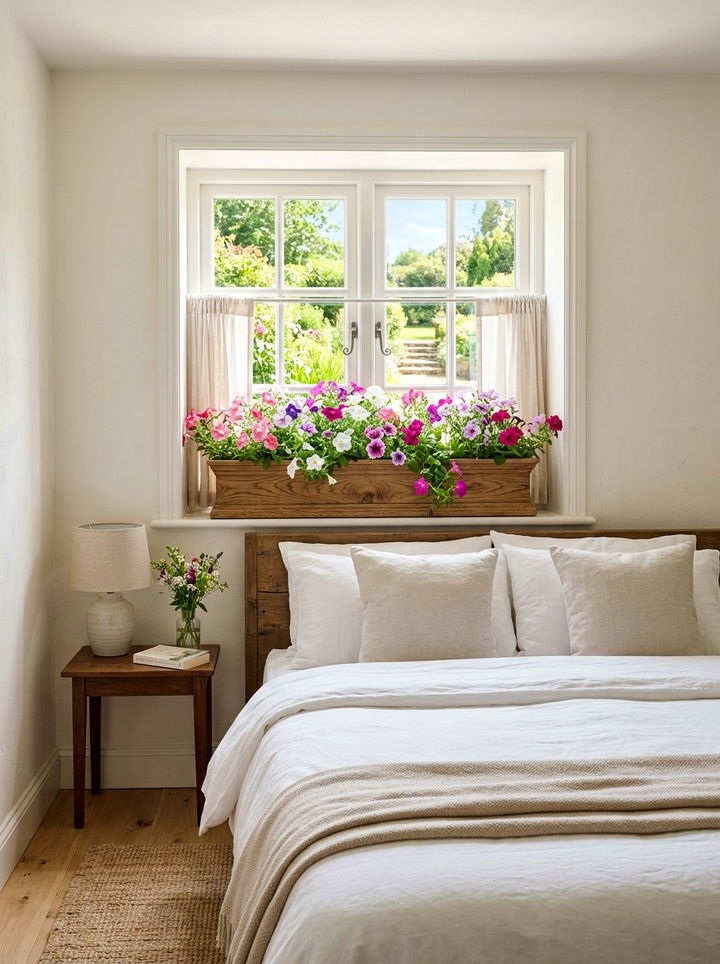 Window Box Bedroom - 30 garden themed bedroom ideas