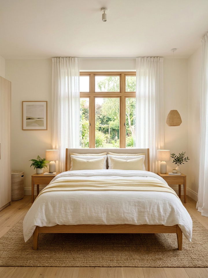 Window Centered Bedroom - 30 affordable bedroom ideas