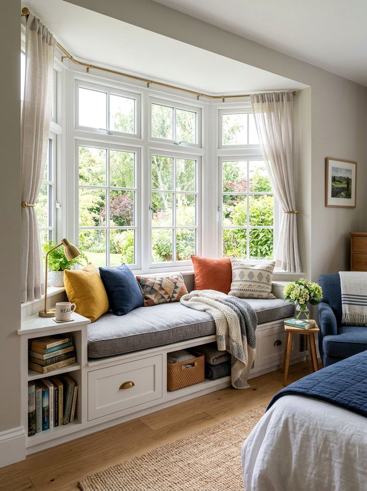 Window Seat - 30 custom bedroom ideas