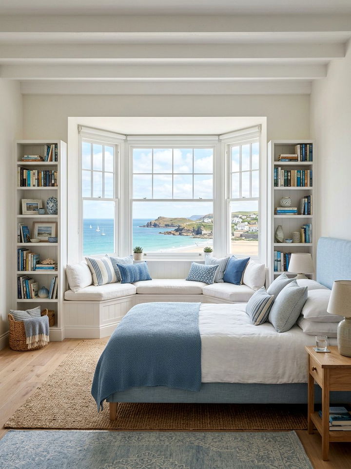 Window Seat Bedroom - 30 New England bedroom ideas