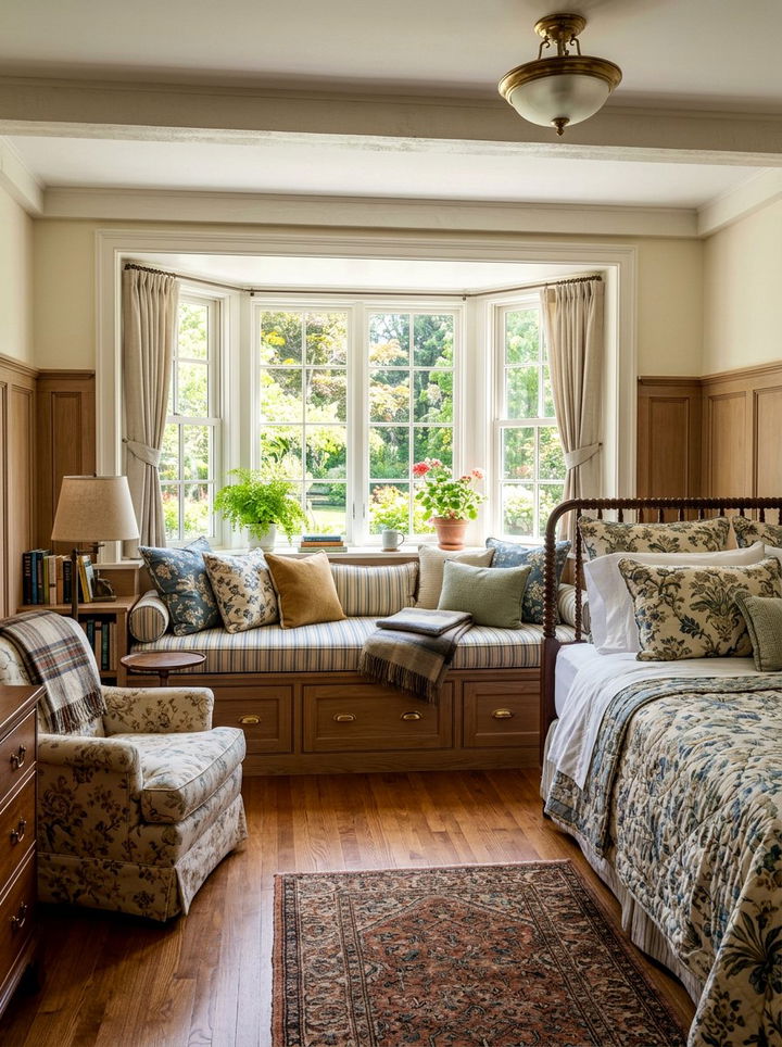 Window Seat Bedroom - 30 townhouse bedroom ideas