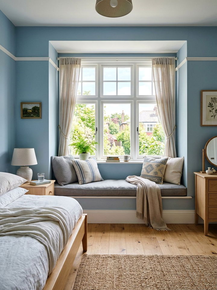 Window Seat Setup - 30 weekend bedroom ideas
