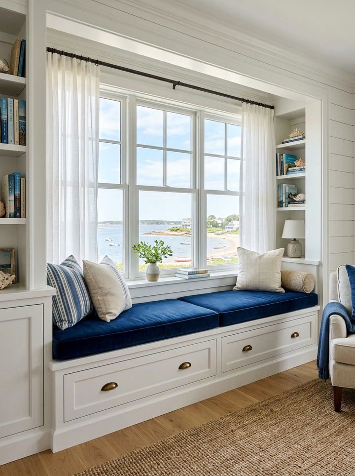 Window Seat With Storage - 30 bedroom reading nook ideas