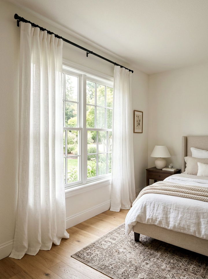 Window Treatments - 30 low cost bedroom ideas