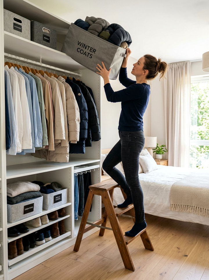 Winter Coat Storage Bag - 30 bedroom suit bags