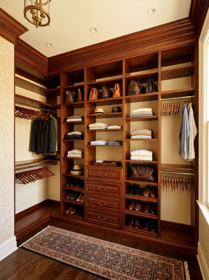 Wood Closet Shelving - 30 bedroom closet shelving ideas