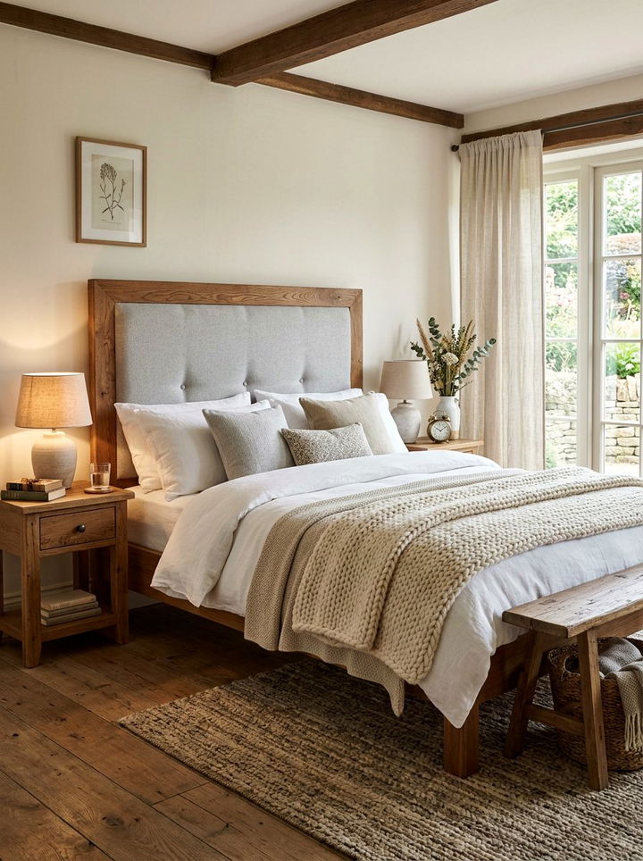 Wood Frame Upholstered Headboard - 30 bedroom padded headboards