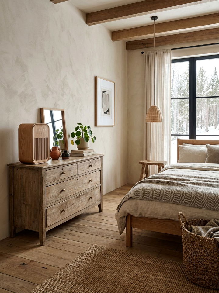 Wood Grain Air Purifier - 30 bedroom air purifiers