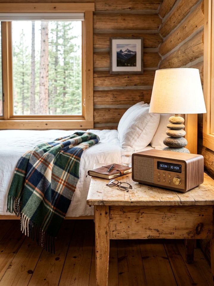 Wood Grain Sound Machine - 30 bedroom white noise machines