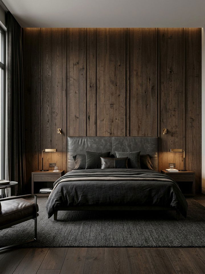 Wood Paneling - 30 bedroom improvement ideas
