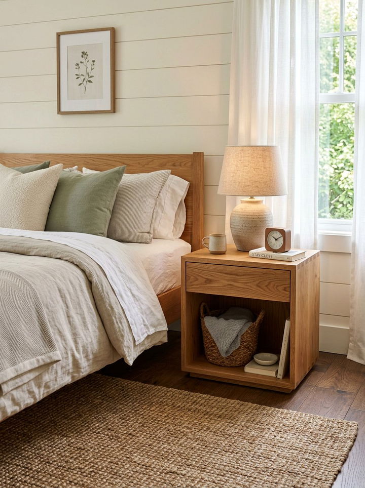 Wood Storage Cube Nightstand - 30 bedroom storage cubes