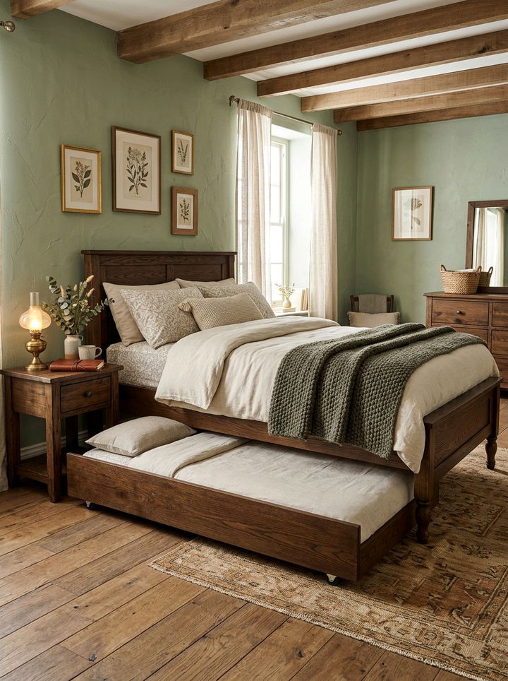 Wood Trundle Bed - 30 bedroom trundle beds