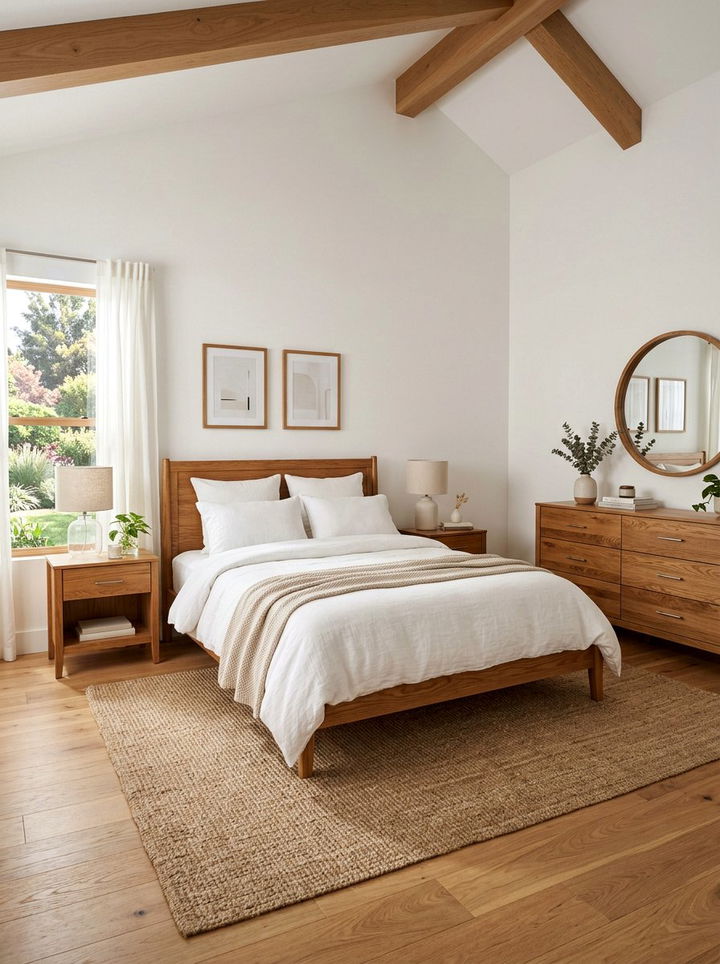 Wood furniture bedroom - 30 wellness bedroom ideas