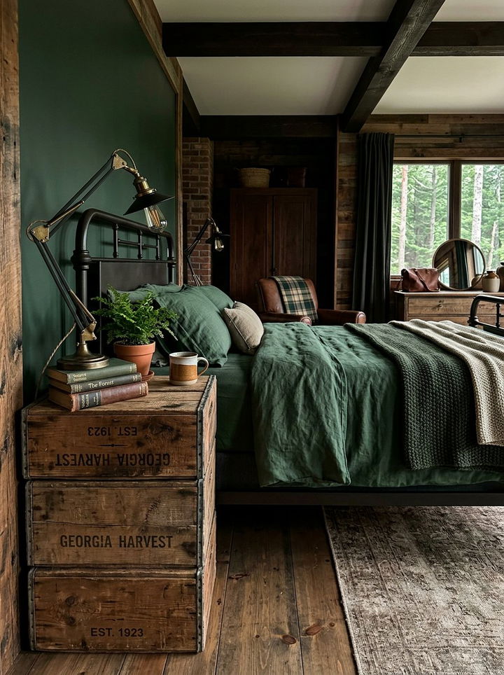 Wooden Crates For Rustic Decor - 30 bedroom storage bins