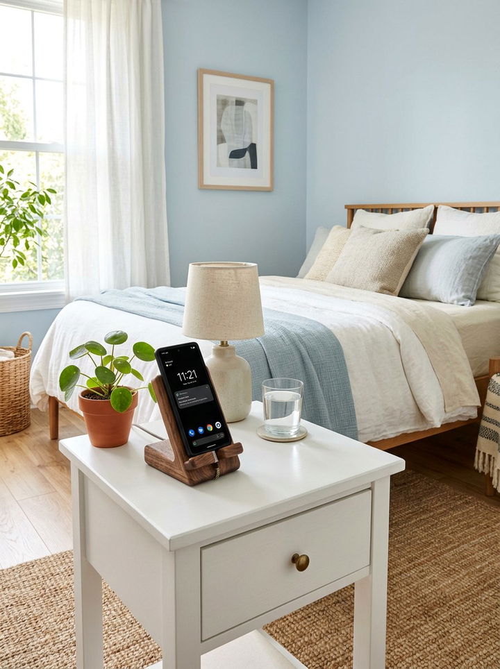 Wooden Phone Stand Dock - 30 bedroom charging stations