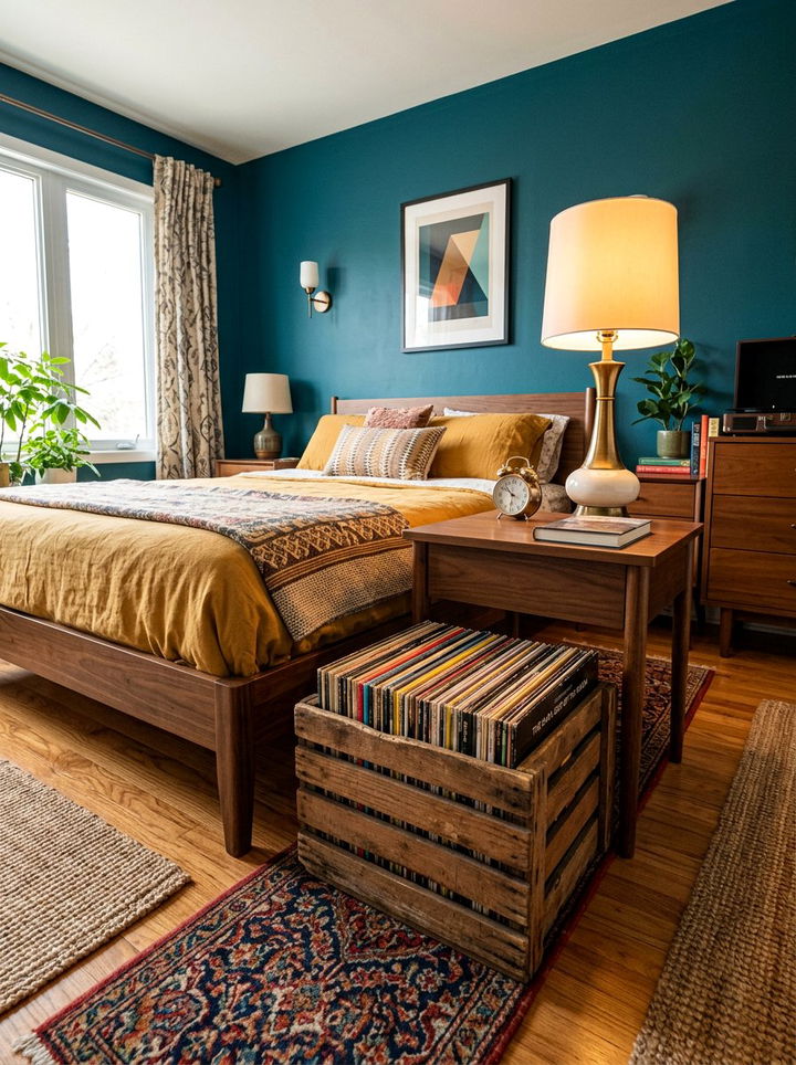 Wooden Slatted Crate - 30 bedroom storage baskets