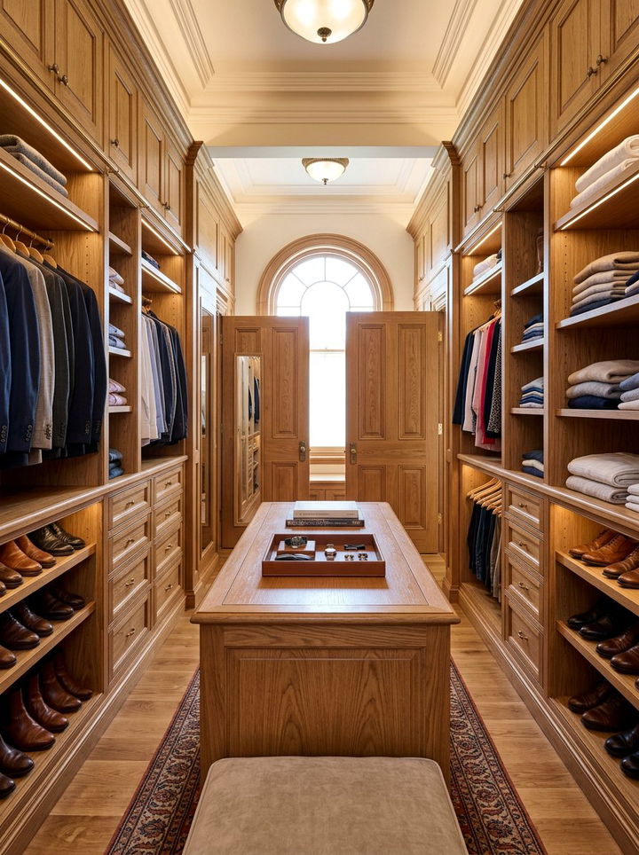 Wooden Walk In Closet - 30 bedroom walk-in closet ideas