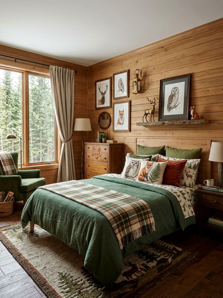 Woodland Animal Decor Bedroom - 30 forest bedroom ideas