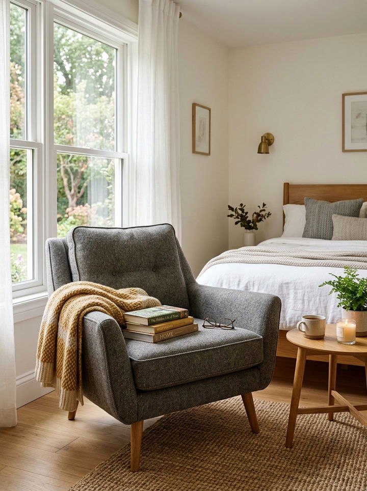 Wool Armchair - 30 wool bedroom ideas