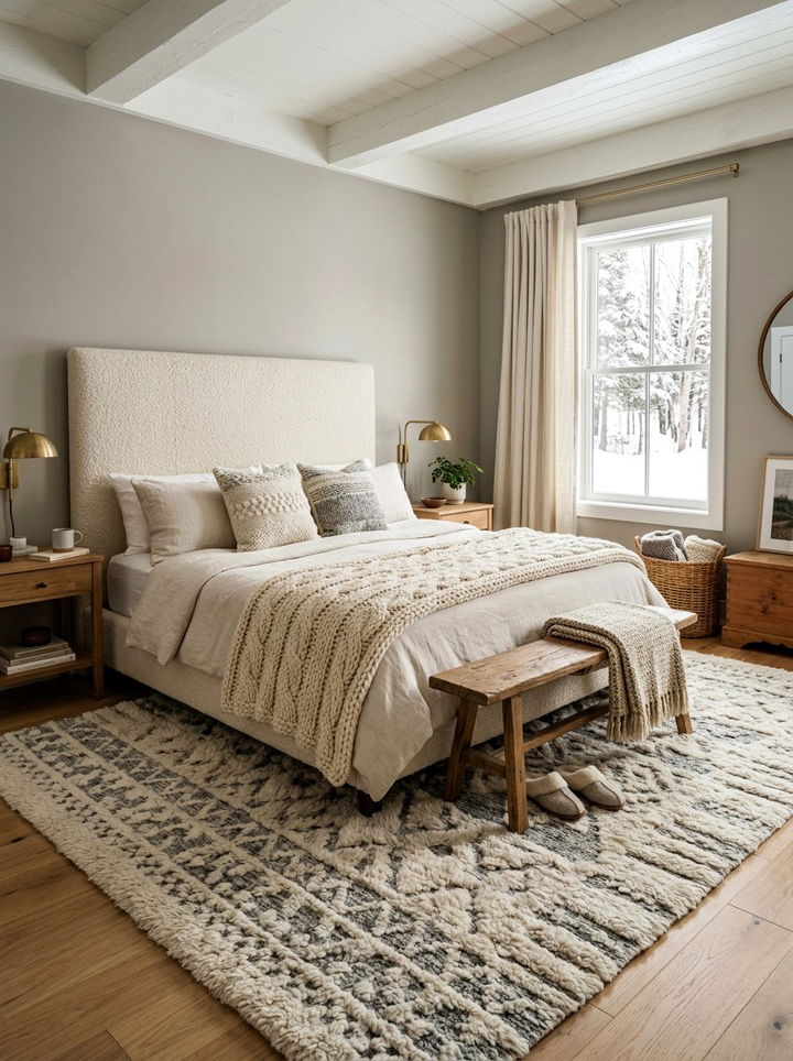 Wool Bedroom - 30 earthy bedroom ideas