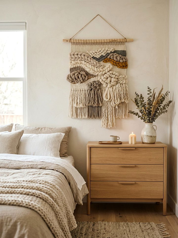 Wool Fiber Art - 30 wool bedroom ideas