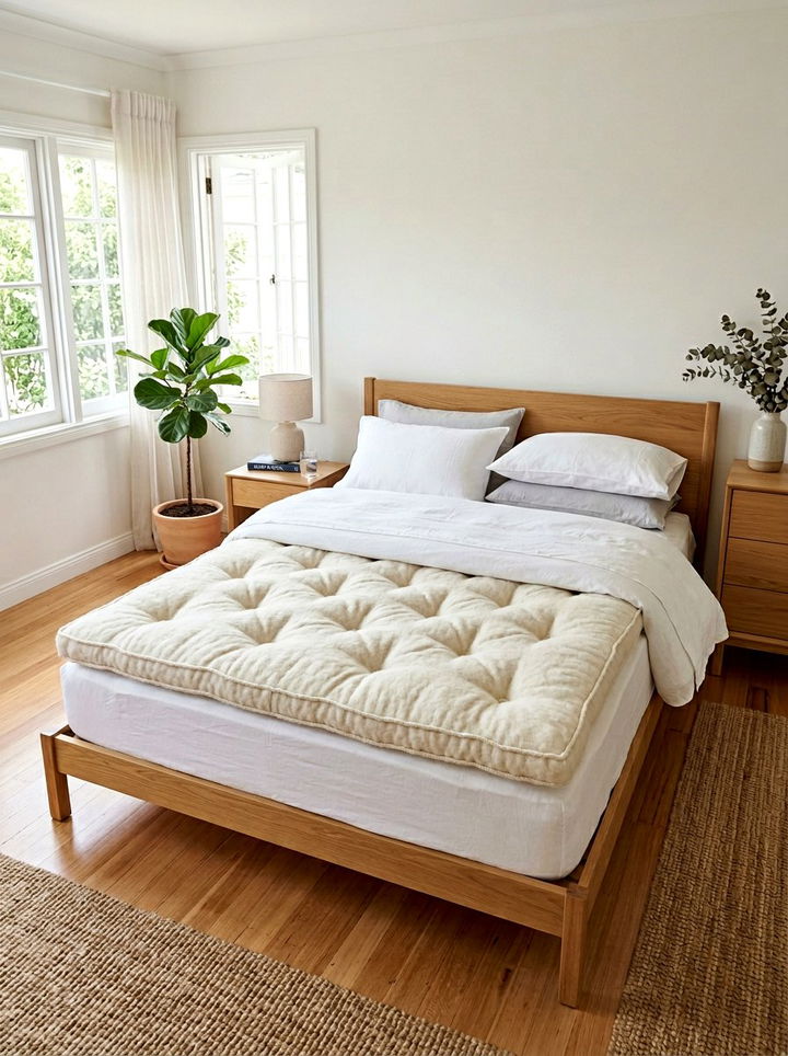 Wool Mattress Topper - 30 wool bedroom ideas