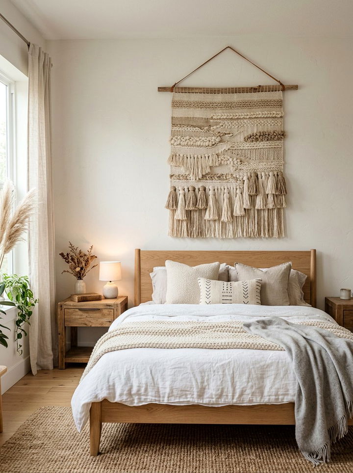 Wool Wall Hanging - 30 wool bedroom ideas