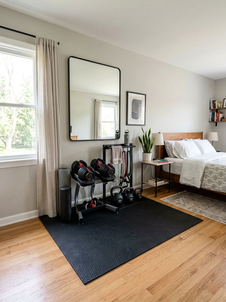 Workout and Gym Corner - 30 teenage boy bedroom ideas