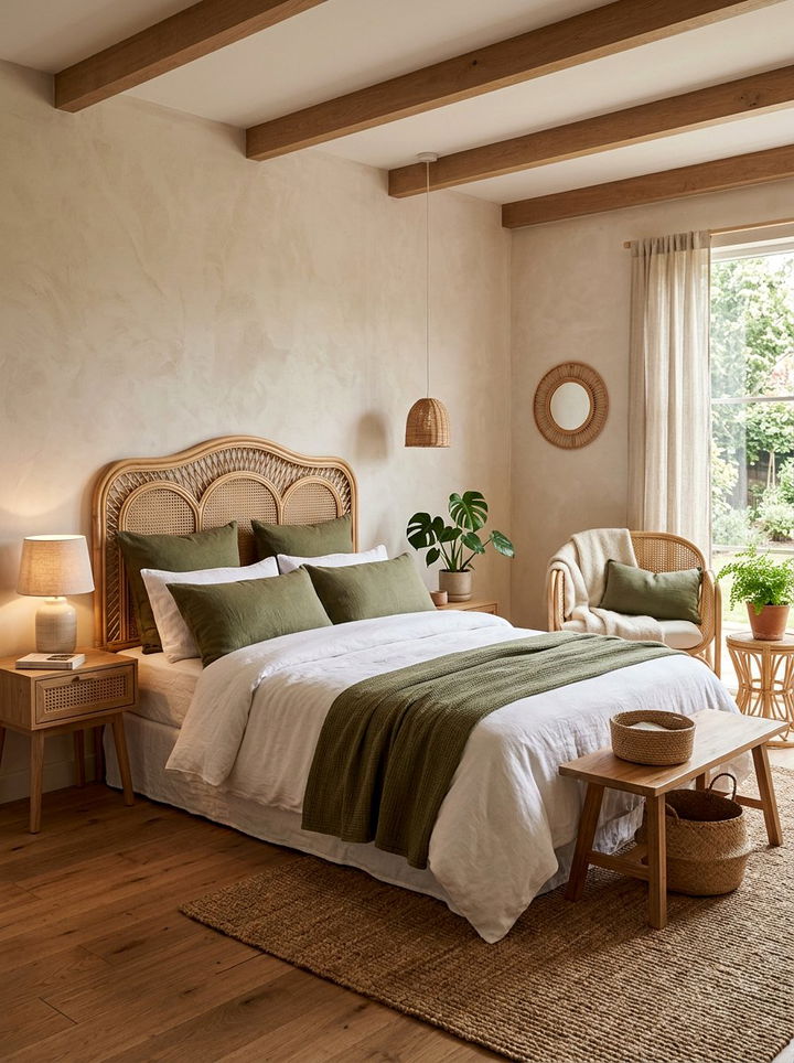 Woven Rattan Furniture - 30 Mediterranean bedroom ideas