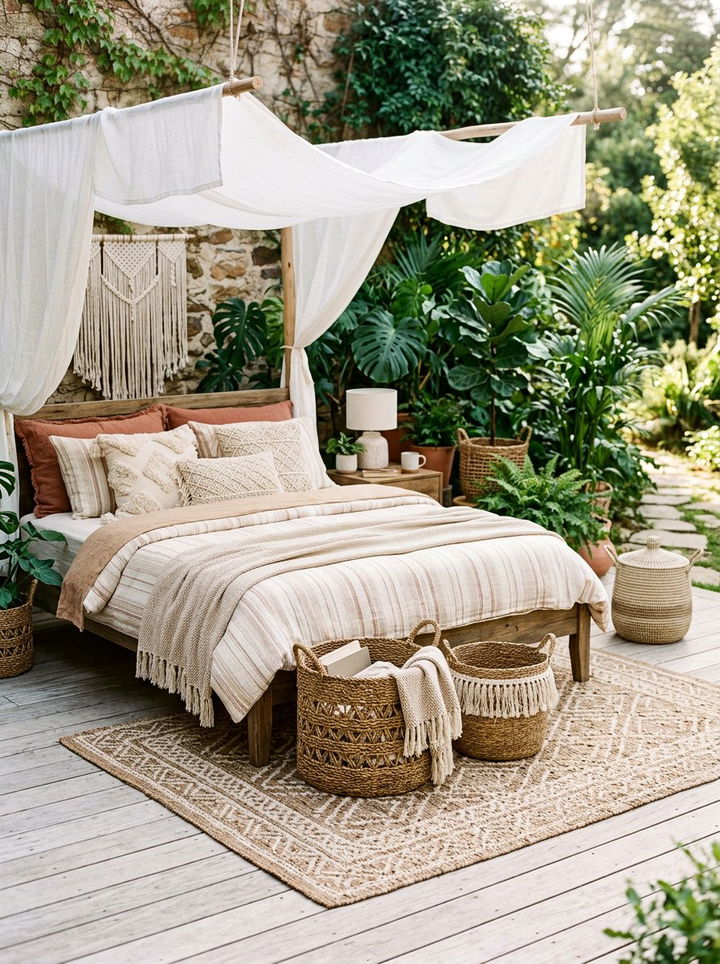 Woven Seagrass Basket - 30 bedroom decorative boxes