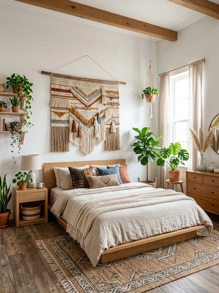 Woven Wall Hanging - 30 one day bedroom ideas