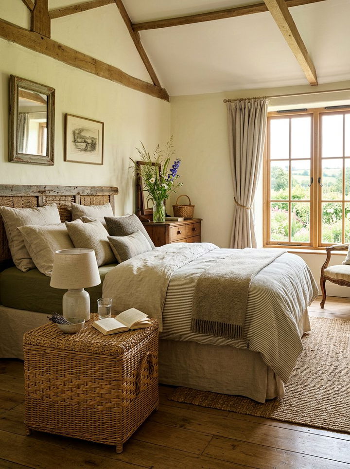 Woven Wicker Stool - 30 bedroom stools