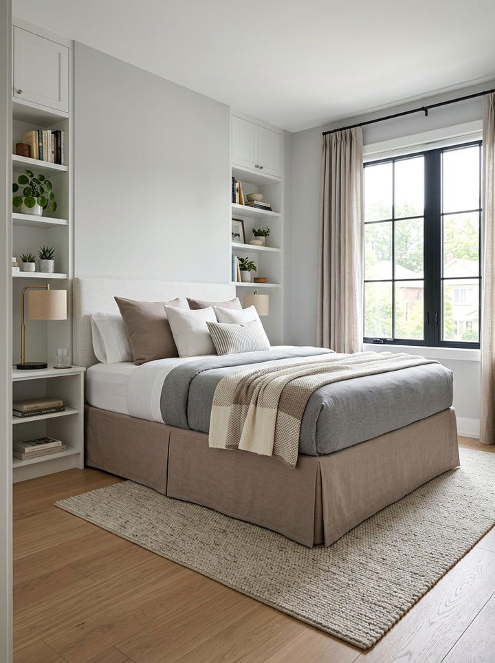 Wrap Around Bed Skirt - 30 bedroom dust ruffles