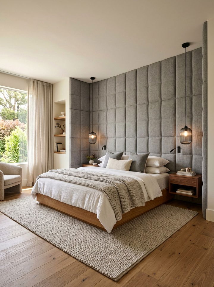 Wrap Around Headboard - 30 bedroom built-in beds